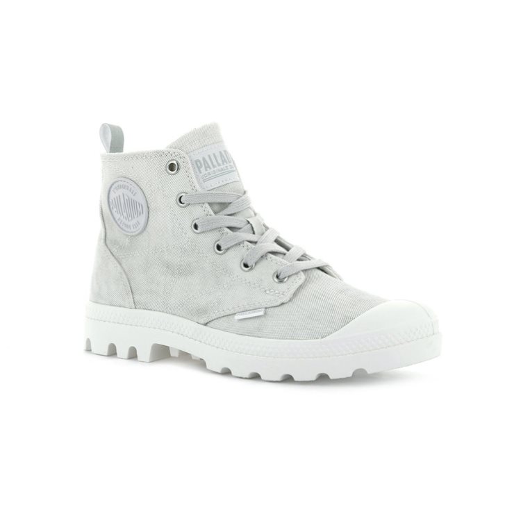 Palladium Pampa Zip Desertwash Women's Boots Light Grey | UK L709-AEI